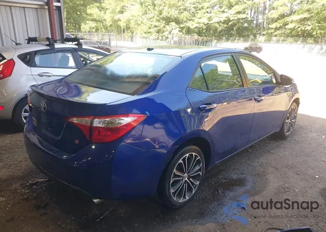 2016 Toyota Corolla S Premium из США, поврежденный, VIN 2T1BURHE3GC656467